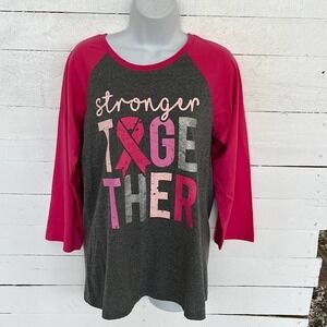 Breast Cancer Support Shirt NWT Size M